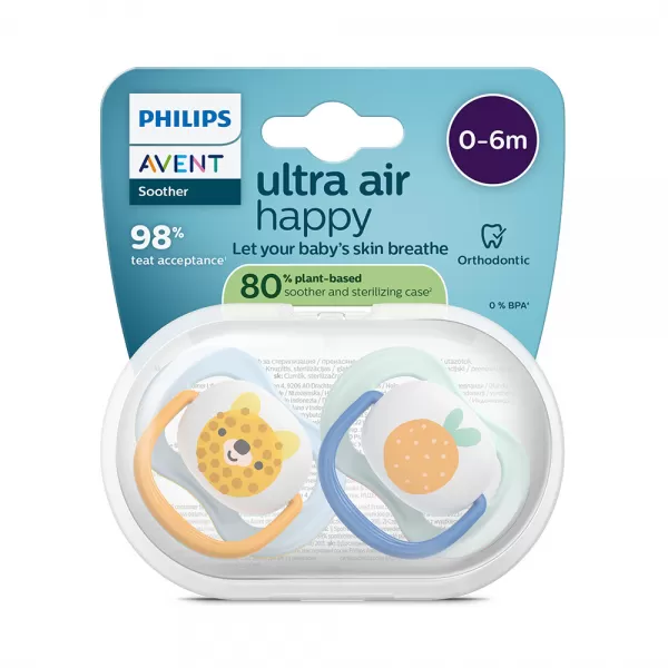 Philips AVENT Šidítko Ultra air obrázek 0-6m, 2ks