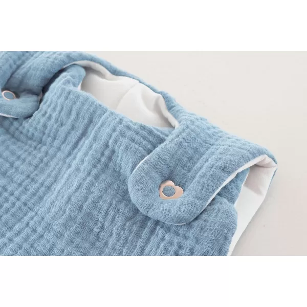 TRÄUMELAND Vnější spací pytel Liebmich Musselin Hellblau 50/56