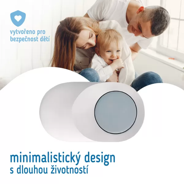 Sipo Dětská otočná zarážka do dveří s nastavením polohy, 2ks