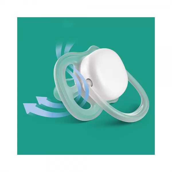 Philips AVENT Šidítko Ultra air noční 0-6m, 2ks