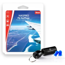 Haspro Travel - Airplane špunty do uší na cestování, 1 pár / 2ks