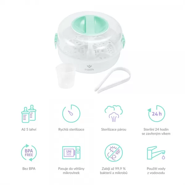 TRUELIFE Sterilizátor do mikrovlnné trouby Invio MS5