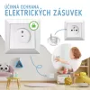Sipo Ochranné kryty na elektrické zásuvky, set 12ks + 2x klíče, BÍLÁ