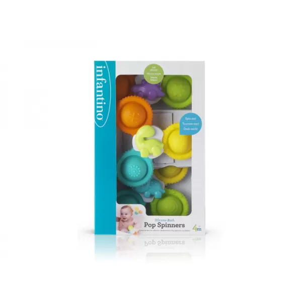 Infantino Spinner do koupele Pop Spinners 3 ks