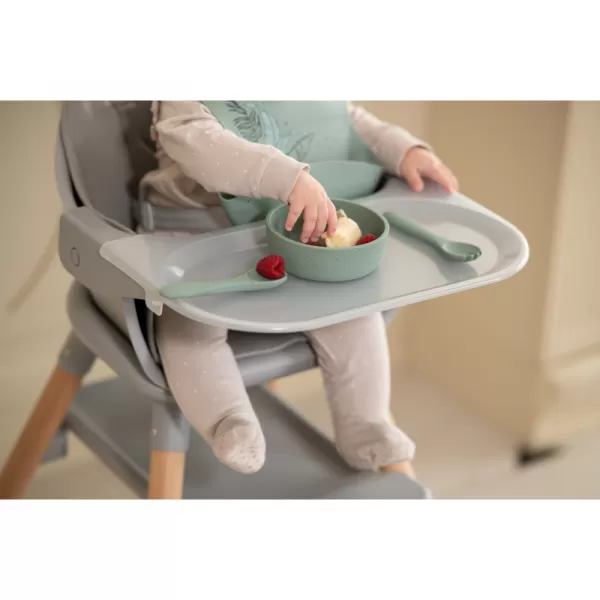 KikkaBoo Miska Platinum Silicone