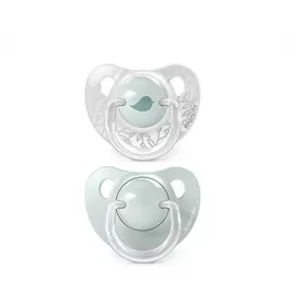 SUAVINEX Dudlík anatomický silikon 0/6m 2 ks BIRDIES