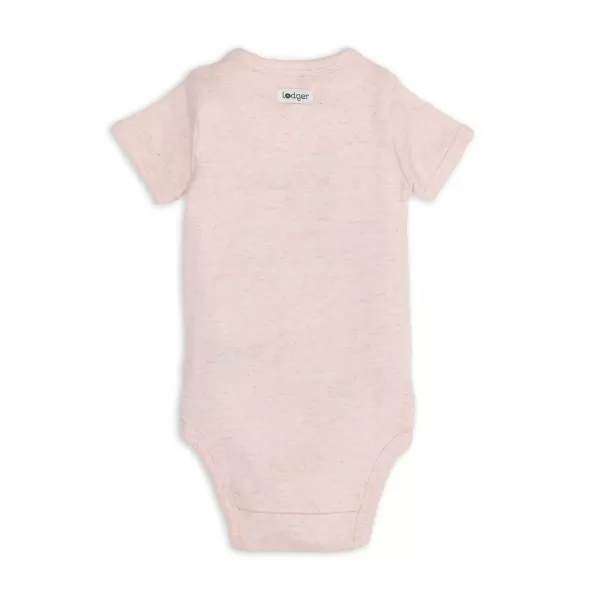 LODGER Body s krátkým rukávem Melange Tan vel. 56