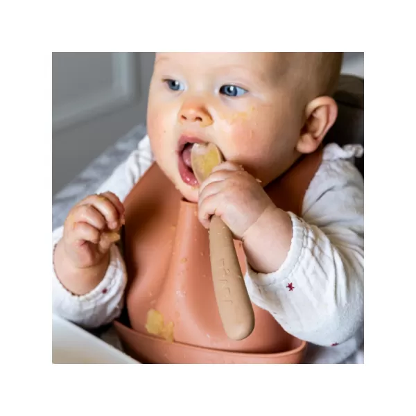 Beaba První lžičky silikonové 2 ks s pouzdrem