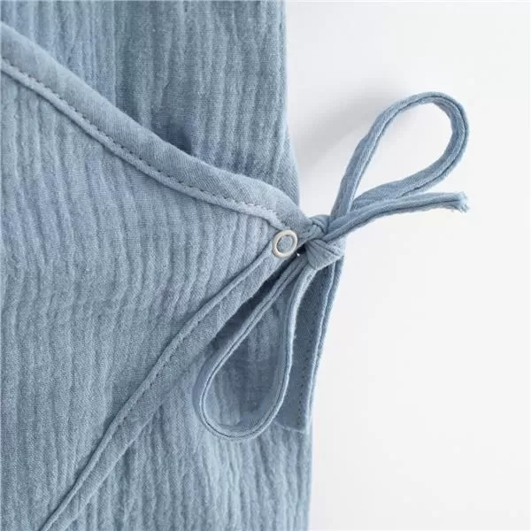 New Baby Kojenecký letní mušelínový overal blue