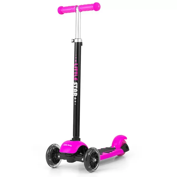 Milly Mally Dětská koloběžka Little Star pink