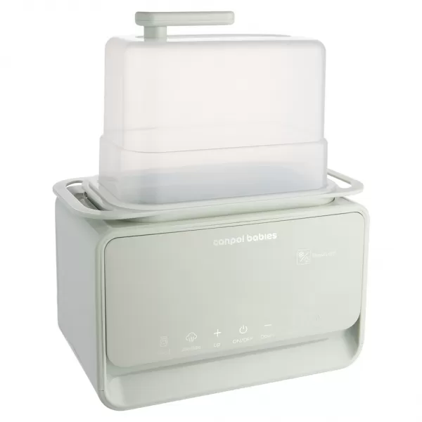 CANPOL BABIES Ohřívač a sterilizátor kojeneckých lahví elektrický double 7v1