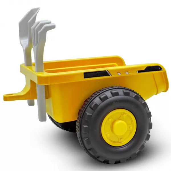 Baby Mix Dětské odrážedlo traktor s vlečkou Benny žlutý