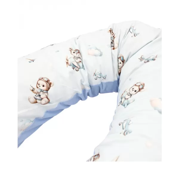 EKO Polštář kojicí Velvet Pilot Bear 180cm