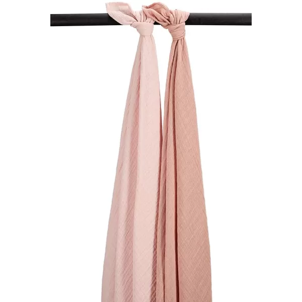 Meyco Mušelínové pleny 2-balení Soft rose/rose