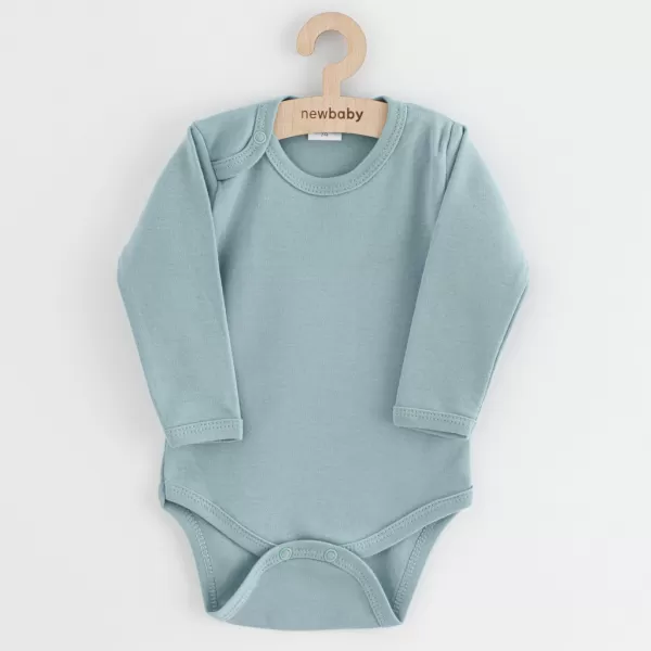 New Baby Kojenecké body Classic II tmavě mátové