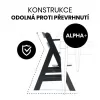 Hauck Alpha+ dřevěná židle+novorozenecký Newborn set, 0m+