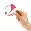 BABYONO Chrastítko s kousátkem 3m+ Swan