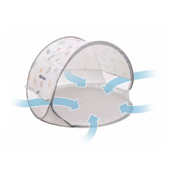 Beaba Plážový stan anti-UV Clay Earth