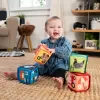 BABY EINSTEIN Hračka textilní kostky abeceda Alpha Stacks™ 4ks, 3m+