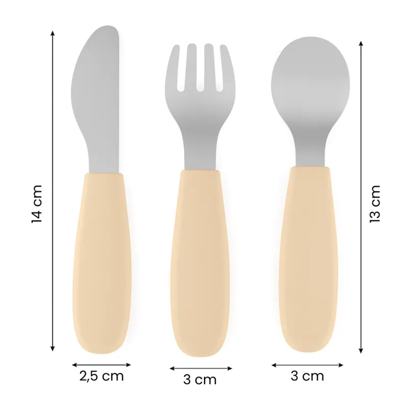 PETITE&MARS Sada příborů s nerezové oceli Take&Match 12m+