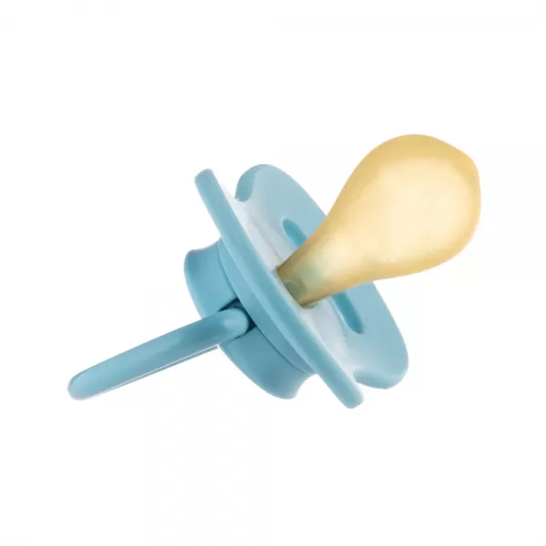 CANPOL BABIES Dudlík kaučukový s kulatou špičkou Nude 0-6m