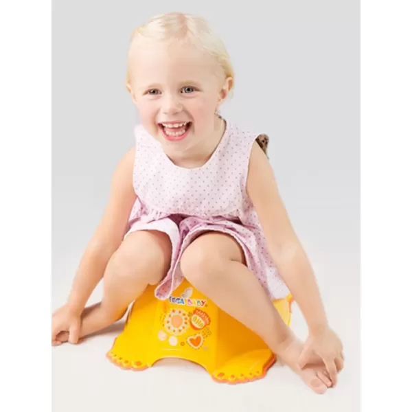 Tega Hrající dětský nočník protiskluzový béžový medvídek