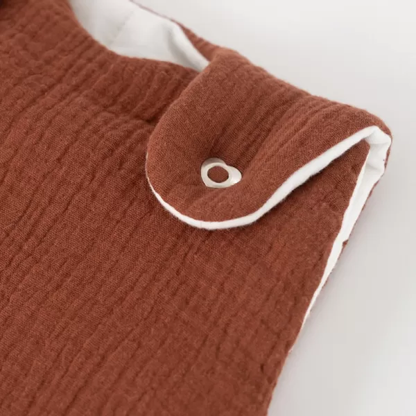 TRÄUMELAND Vnější spací pytel Liebmich Musselin Terrakotta 56/62