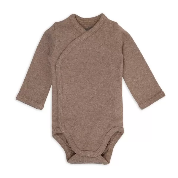 LODGER Body s dlouhým rukávem Melange Buffalo vel. 80