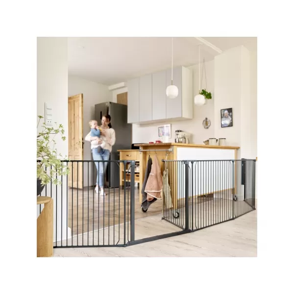 Baby Dan Univerzální prostorová zábrana CombiFit XXL, černá