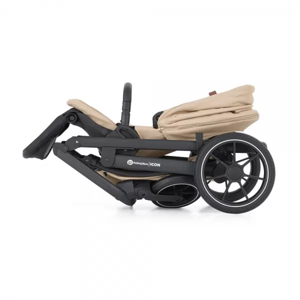 PETITE&MARS Kočárek kombinovaný ICON 2v1 LITE RWS + Core Pro i-Size Black Grey + Báze