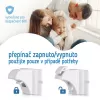 Sipo Magnetické zámky na skříně a zásuvky, sada 4 ks + 1x magnetický klíč, BÍLÁ