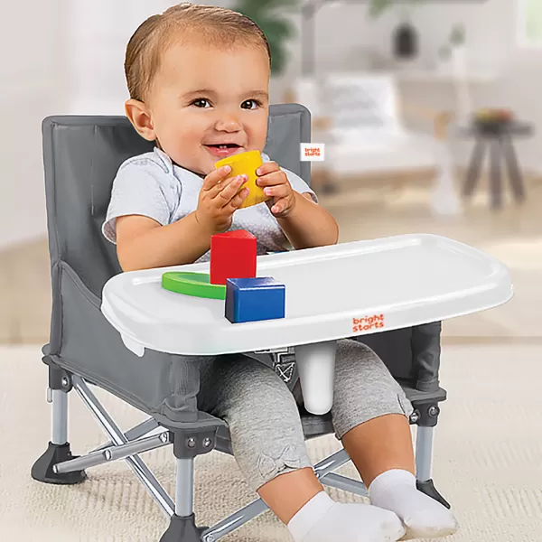 BRIGHT STARTS Židlička jídelní přenosná Pop 'N Sit™ 6m+ do 15kg