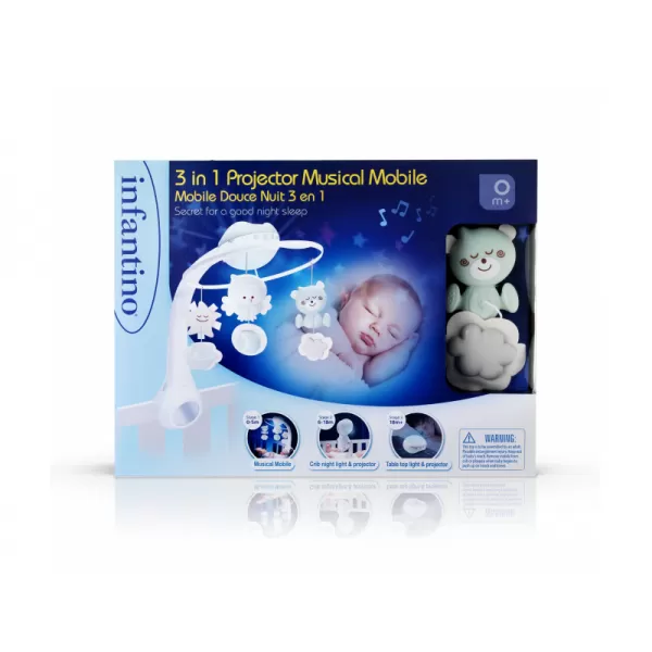 Infantino Hudební kolotoč s projekcí 3v1