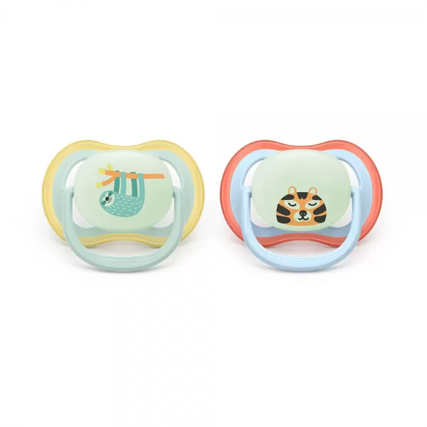 Philips AVENT Šidítko Ultra air noční 0-6m, 2ks