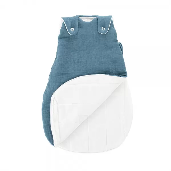TRÄUMELAND Vnější spací pytel Liebmich Musselin Jeansblau 50/56