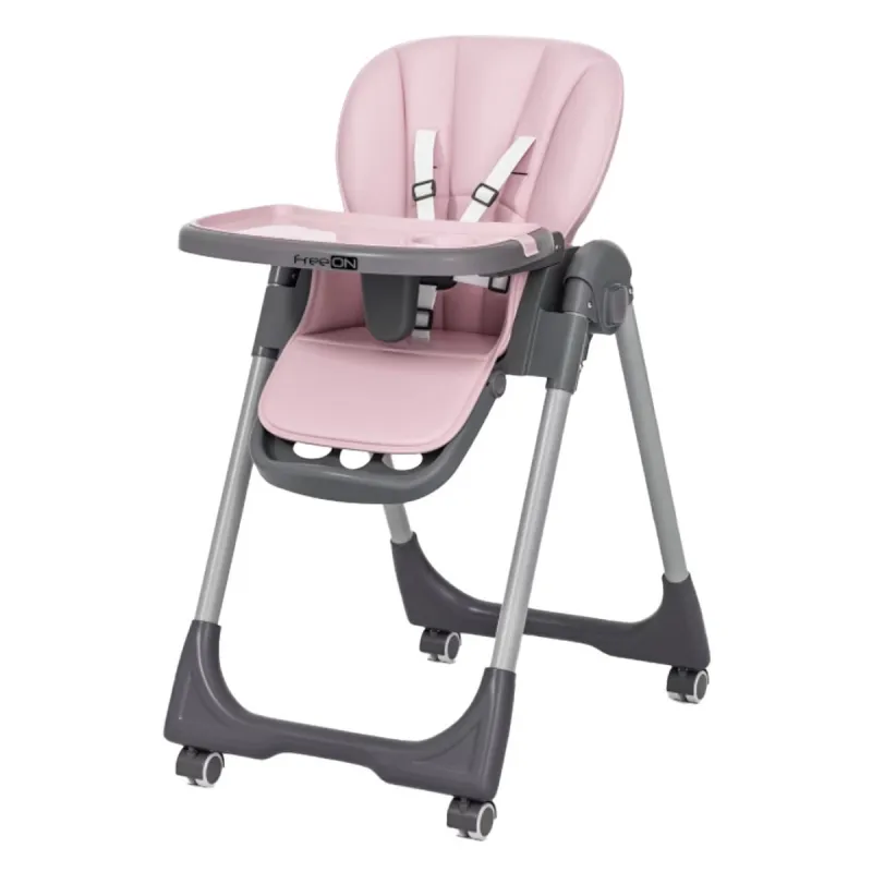 FREEON Jídelní židlička Kai Pink