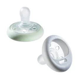 Tommee Tippee Šidítko, breast-like, silikon Natural, 6-18m, 2ks