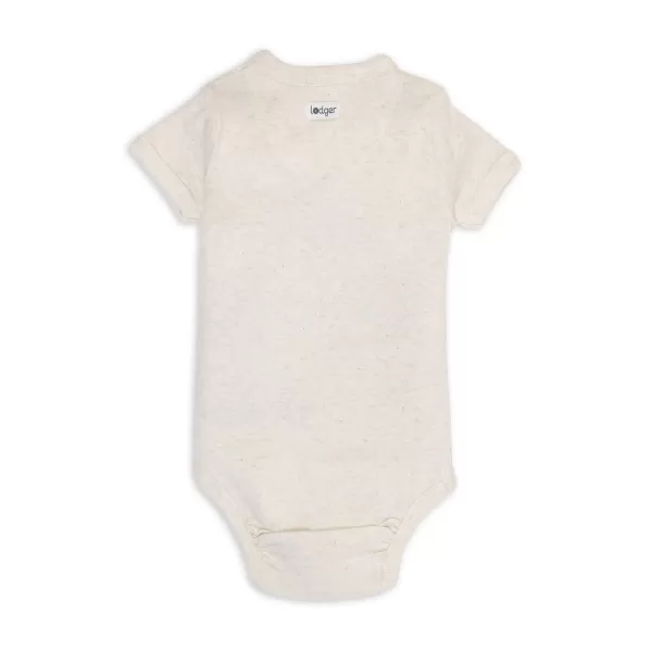 LODGER Body s krátkým rukávem Melange Birch vel. 80