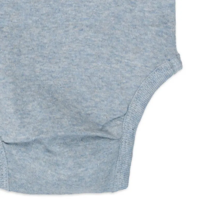 LODGER Body s krátkým rukávem Melange Blue Fogg vel. 62