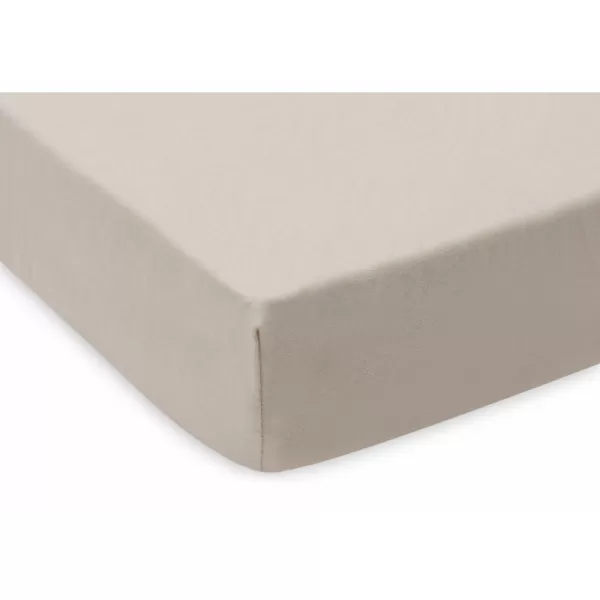 Jollein Prostěradlo napínací 140/150 x 70/75 cm 2 ks Oatmeal/Sand