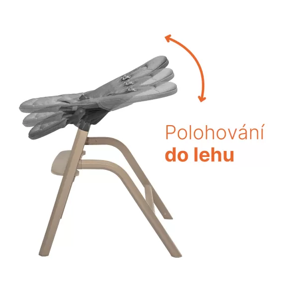 Zopa Set židlička Inspira + novorozenecký set + houpací základna