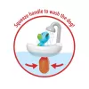 SKIP HOP Hračka do vody Zoo Squeeze&Shower Pejsek 2+
