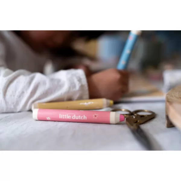 Little Dutch Omalovánky s pastelkami Zahrada Rosa