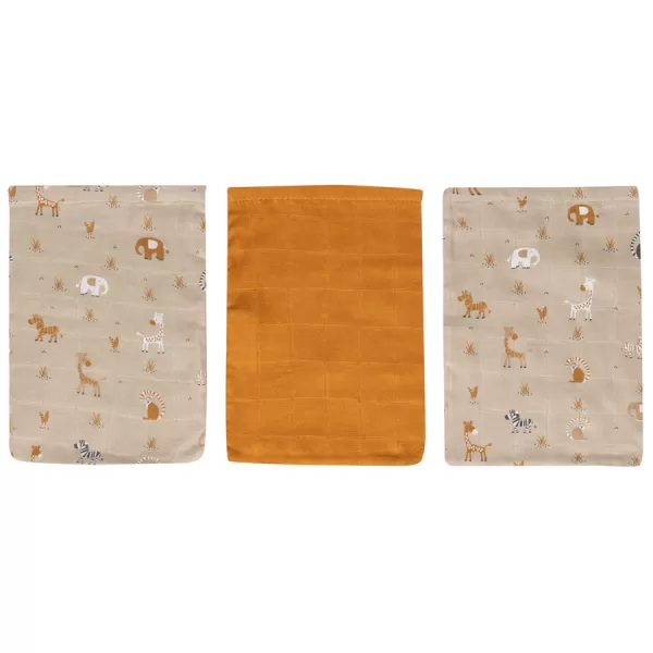 Bebe-Jou Bebe-Jou Bambusové mušelínové žínky Bébé-Jou Steppe 3ks