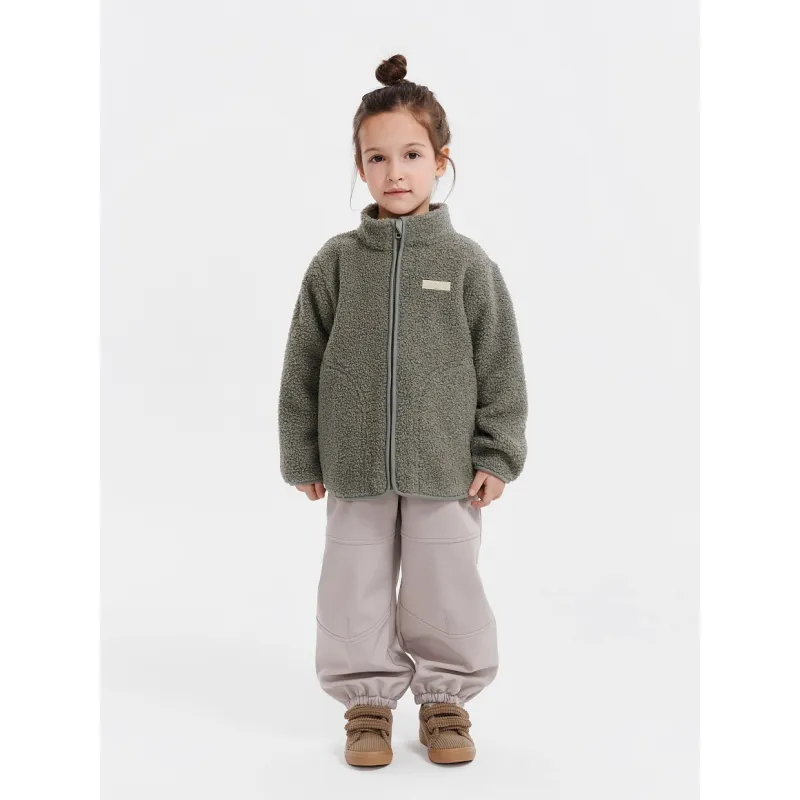 LEOKID Fleecová bunda Theo Vetiver Green vel. 92