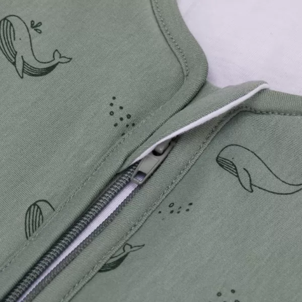 Fillikid Dětský overal na spaní celoroční whale green vel. 80