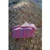 STUDIO NOOS - Poplin POUCH - kabelka | Rasberry Striped