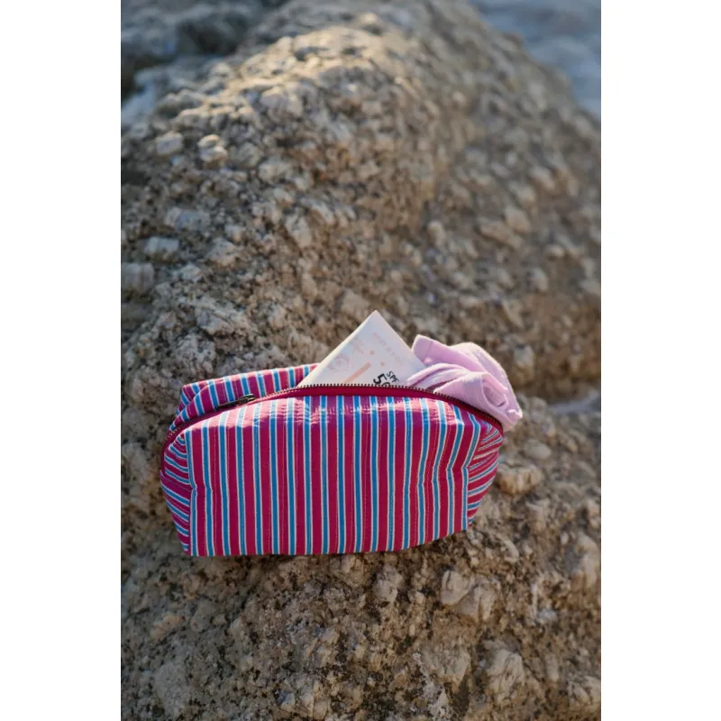 STUDIO NOOS - Poplin POUCH - kabelka | Rasberry Striped