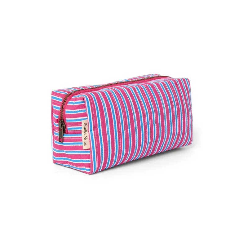 STUDIO NOOS - Poplin POUCH - kabelka | Rasberry Striped