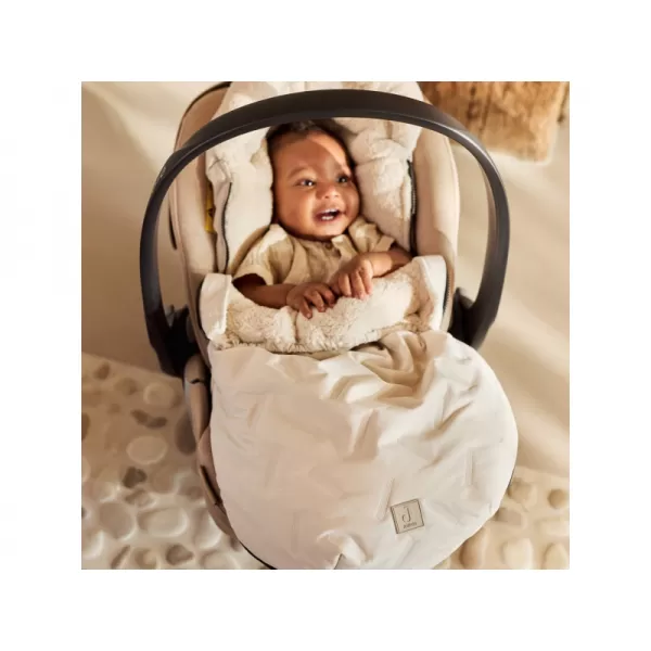 Jollein Fusak do autosedačky Embossed Sand